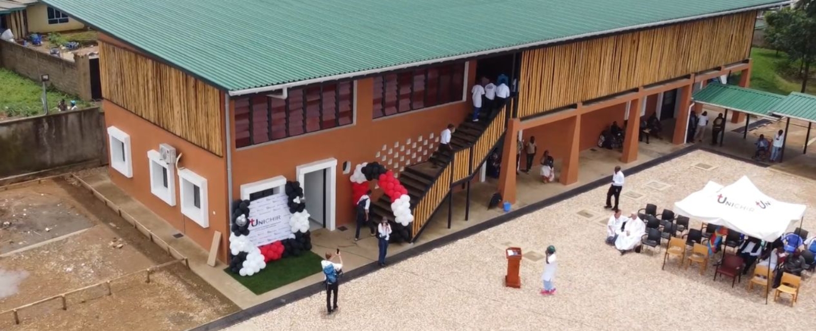 UNICHIR - Feestelijke opening nieuwe vleugel UNICHIR in Oost Congo 1265 x 715